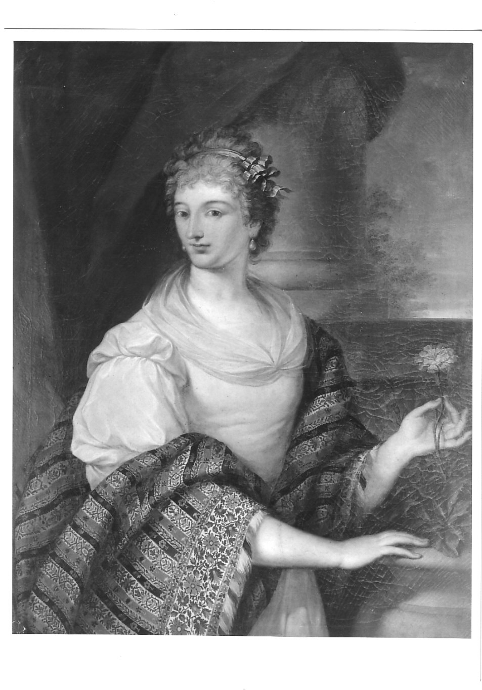 ritratto di donna (dipinto, opera isolata) di Del Frate Domenico (attribuito) (inizio sec. XIX)