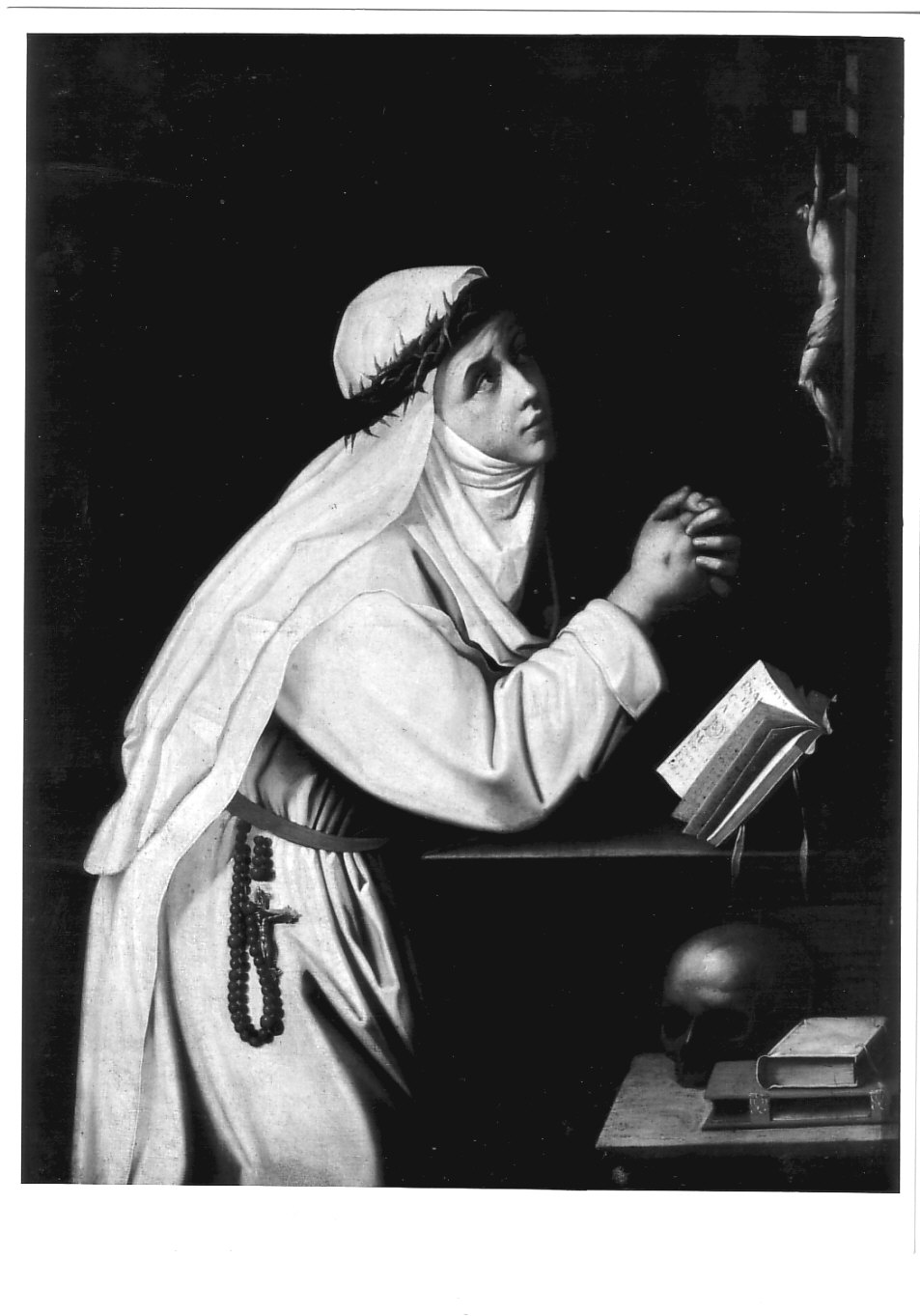 Santa Caterina da Siena (dipinto, opera isolata) - ambito lombardo (prima metà sec. XVII)