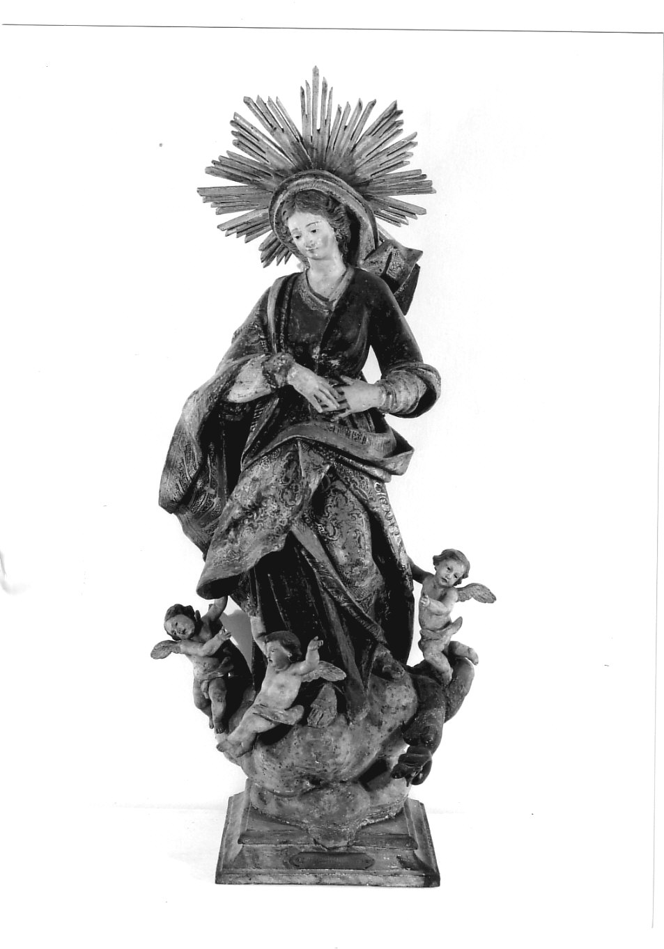 Madonna Immacolata (scultura, opera isolata) - ambito genovese (sec. XVIII)