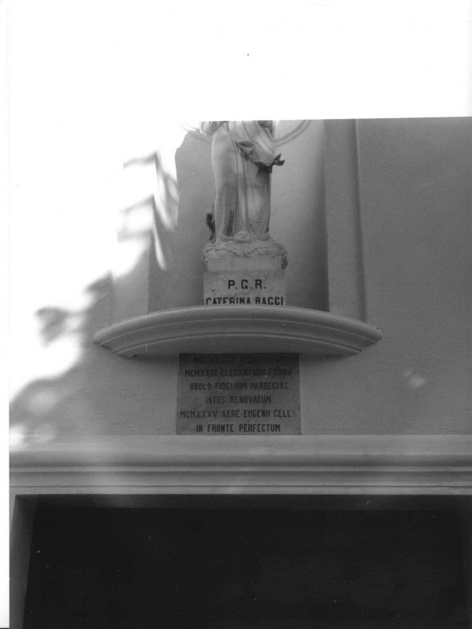 lapide documentaria, opera isolata - bottega ligure (sec. XX)