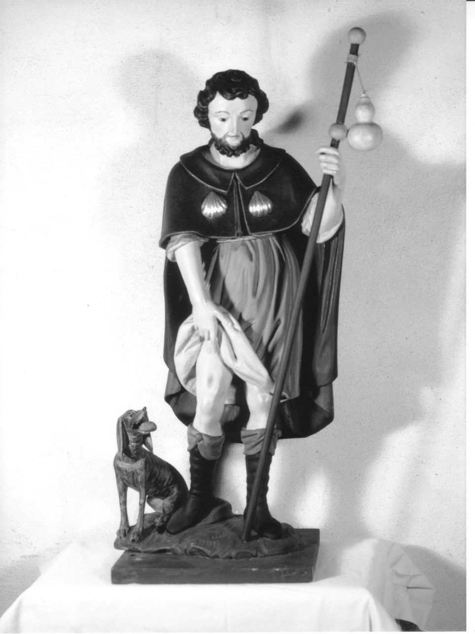 San Rocco (statuetta, opera isolata) - bottega genovese (secc. XIX/ XX)