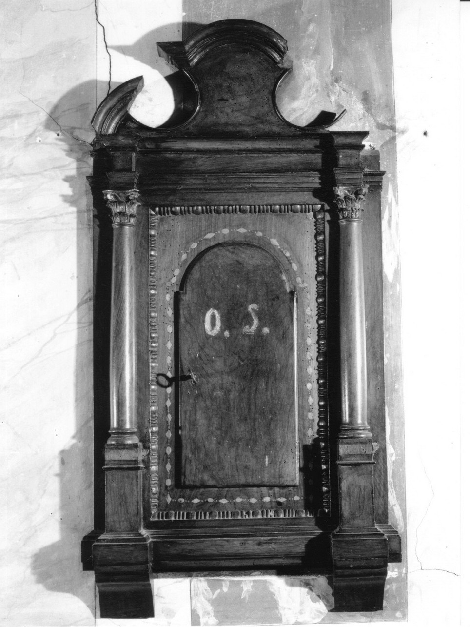 sportello di tabernacolo, opera isolata - bottega genovese (ultimo quarto sec. XIX)