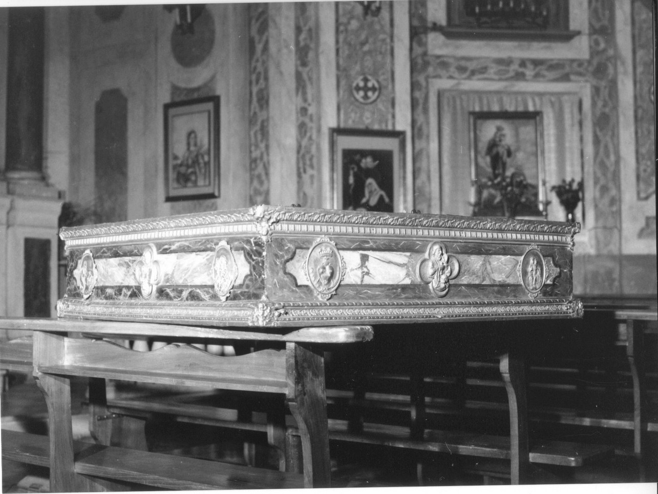 base processionale, opera isolata - bottega genovese (fine/inizio secc. XIX/ XX)