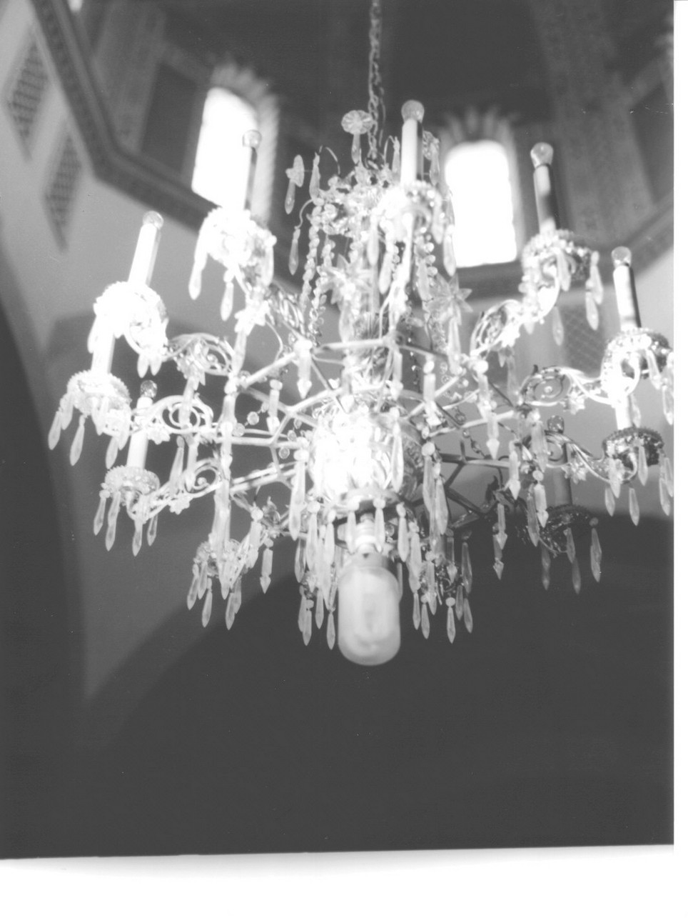 lampadario, serie - bottega ligure (seconda metà sec. XIX)