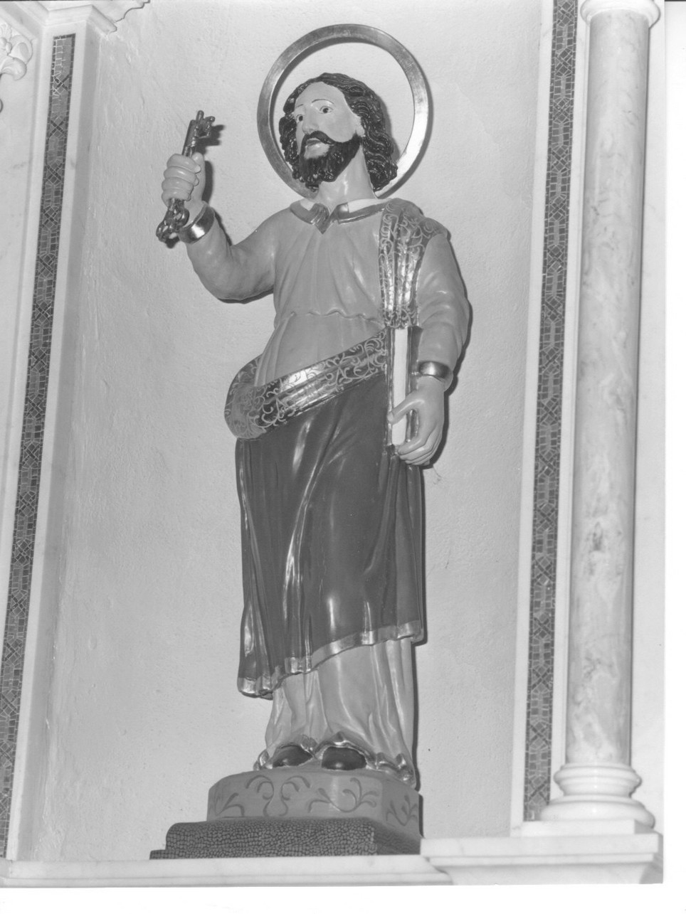San Pietro Apostolo (statua, opera isolata) - bottega genovese (fine/inizio secc. XVII/ XVIII)