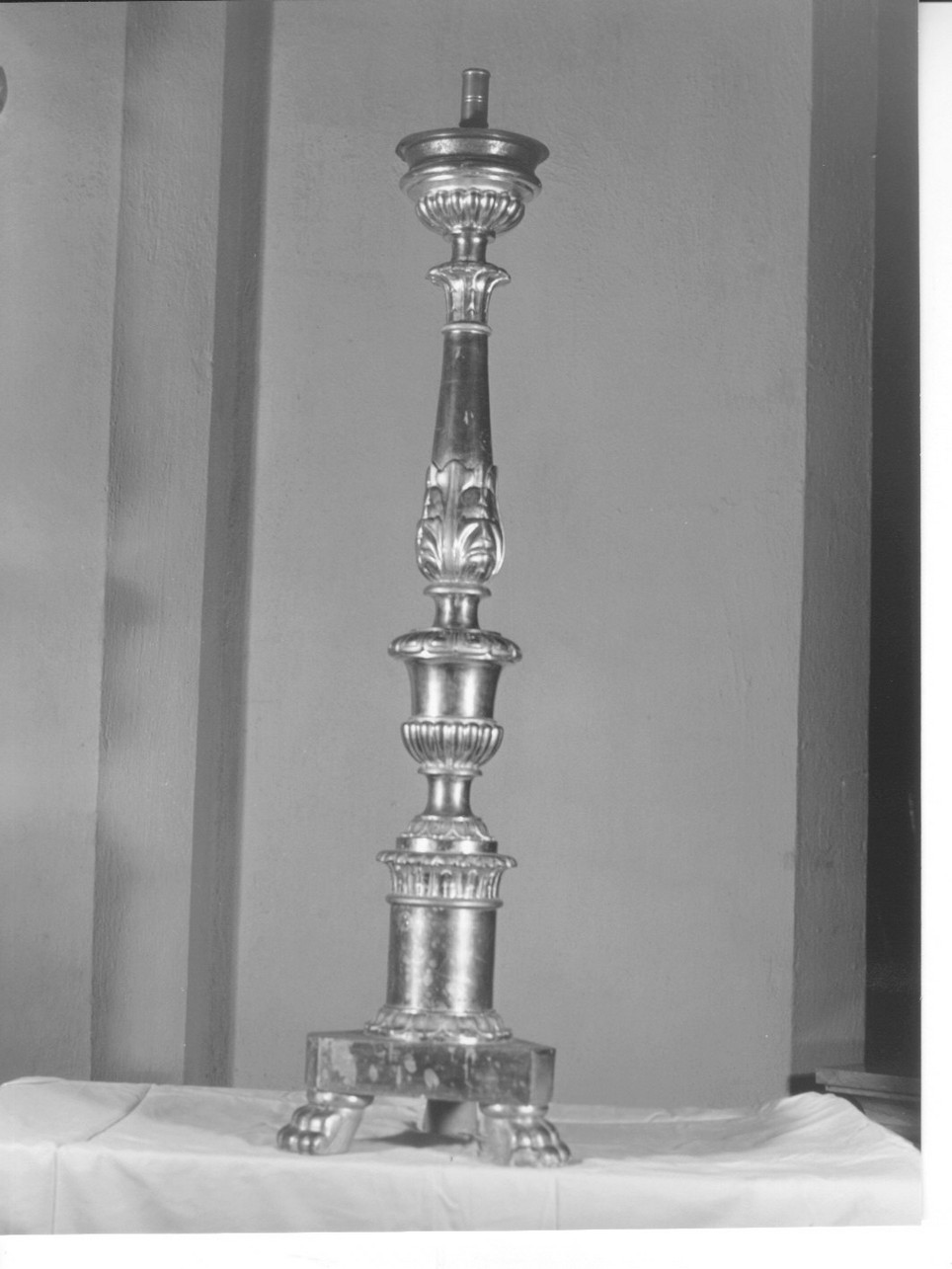 candeliere, serie - bottega genovese (fine/inizio secc. XIX/ XX)