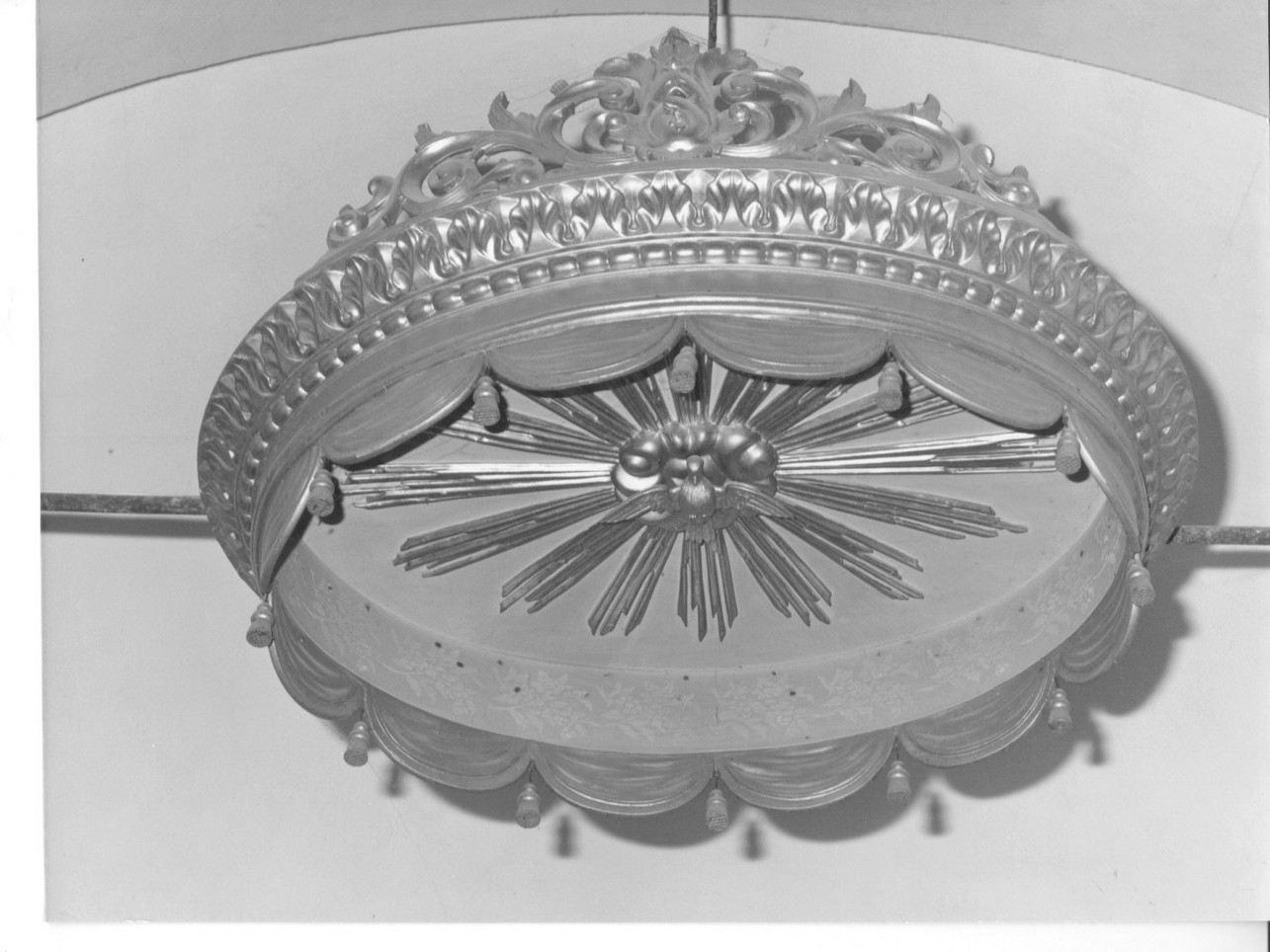 baldacchino d'altare, opera isolata - bottega genovese (seconda metà sec. XIX)