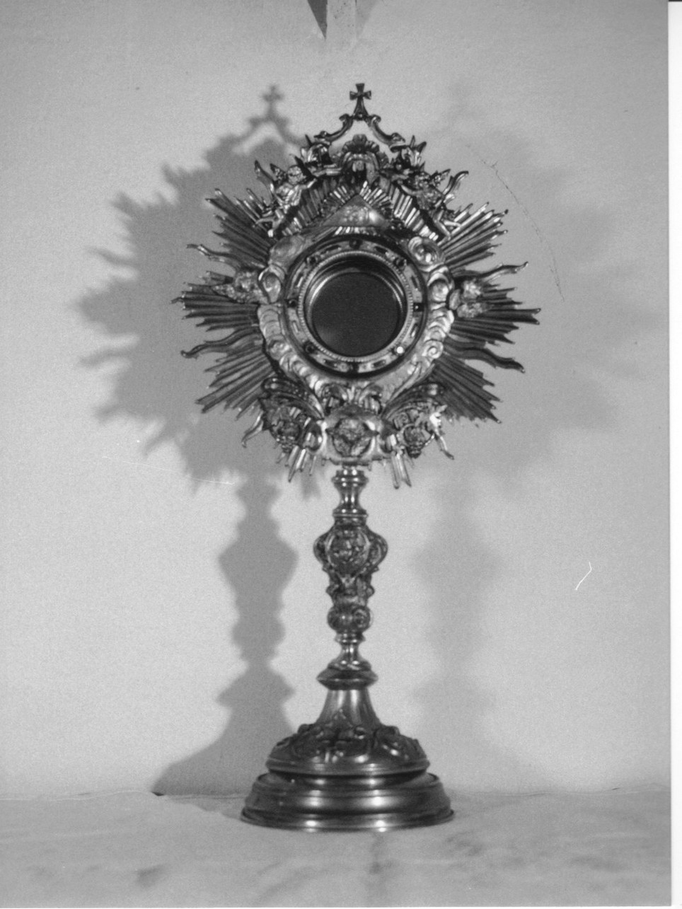ostensorio, opera isolata - bottega Italia settentrionale (fine/inizio secc. XIX/ XX)