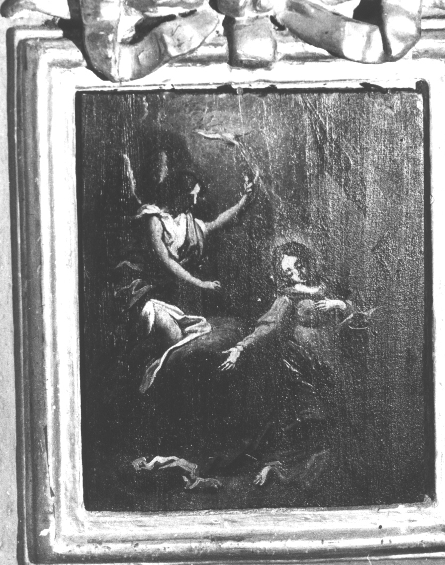 Annunciazione (dipinto, elemento d'insieme) di Carrega Francesco (metà sec. XVIII)