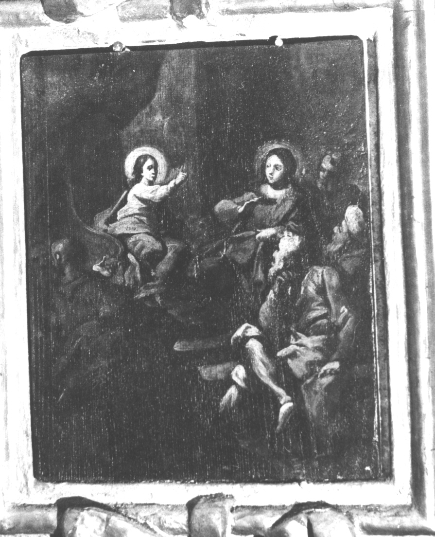 disputa di Gesù con i dottori nel tempio (dipinto, elemento d'insieme) di Carrega Francesco (metà sec. XVIII)