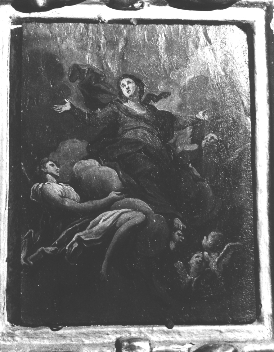 Madonna Assunta (dipinto, elemento d'insieme) di Carrega Francesco (metà sec. XVIII)