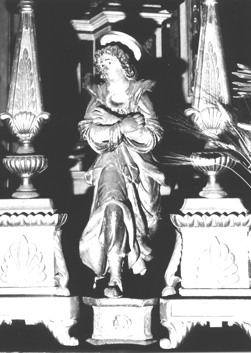 angelo (reliquiario - a statua, opera isolata) - bottega ligure (sec. XVIII)