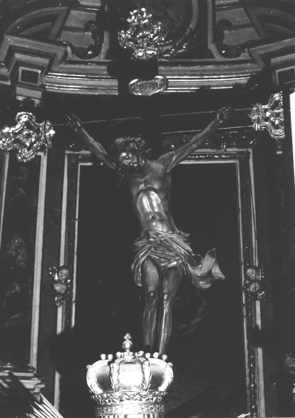 Cristo crocifisso (crocifisso, opera isolata) - bottega ligure (sec. XVIII)