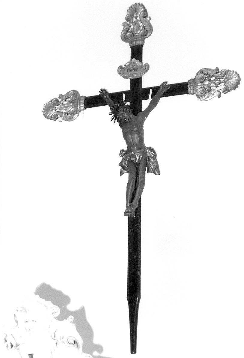Cristo crocifisso (crocifisso, opera isolata) - bottega ligure (sec. XVIII)