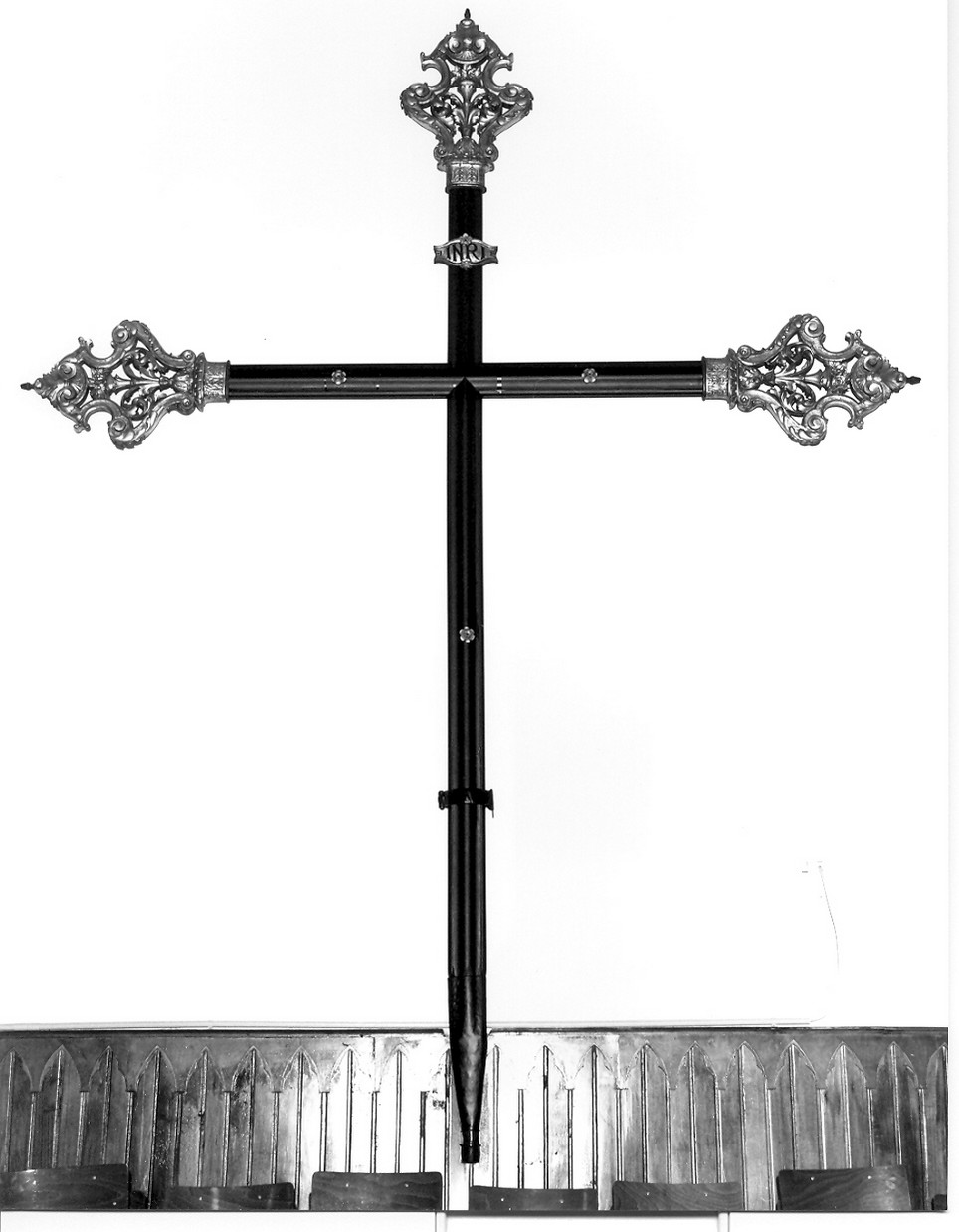 croce processionale, opera isolata - bottega ligure (sec. XIX)