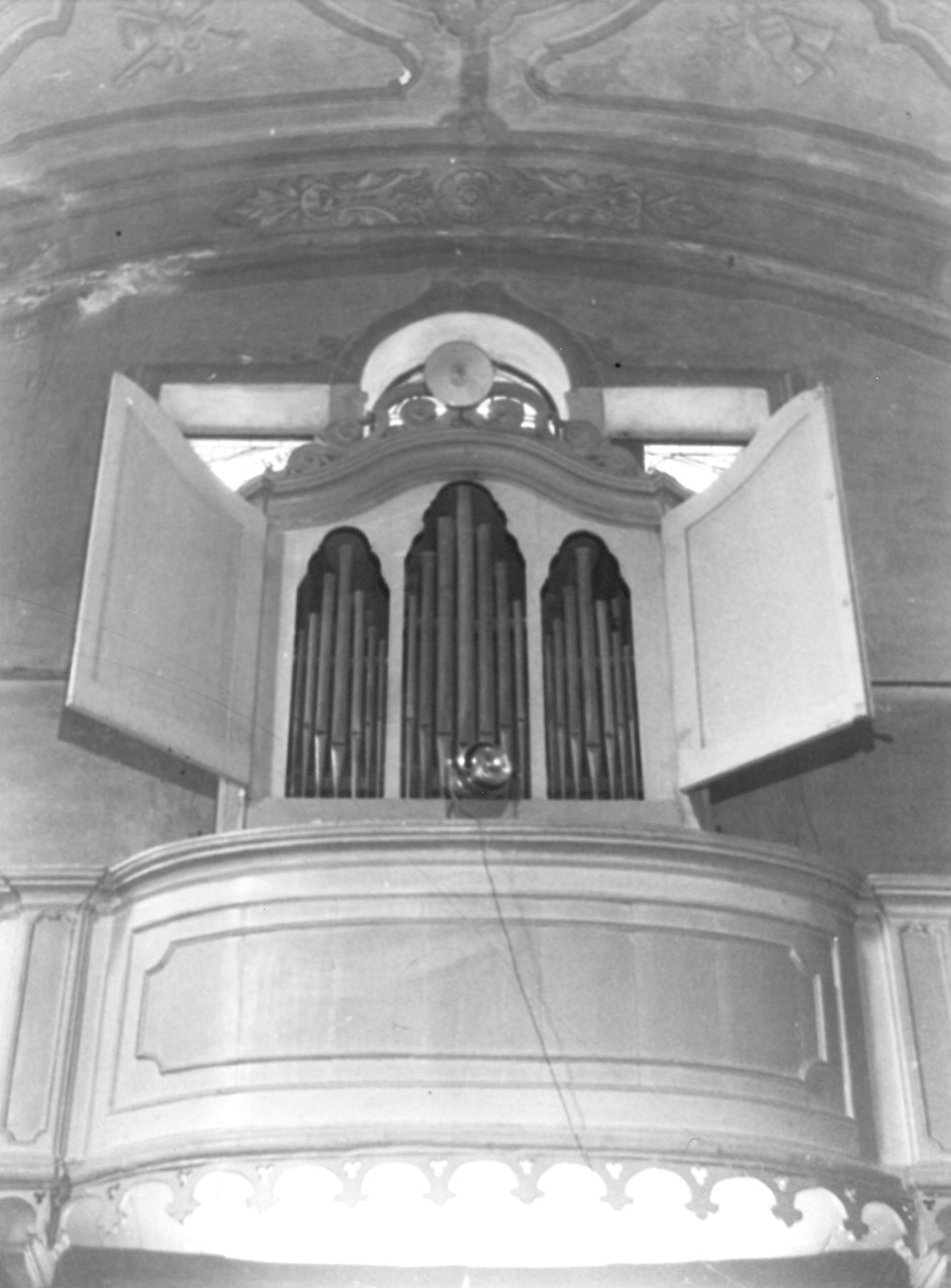 organo, opera isolata di Piccaluga Filippo (bottega) (sec. XVIII)