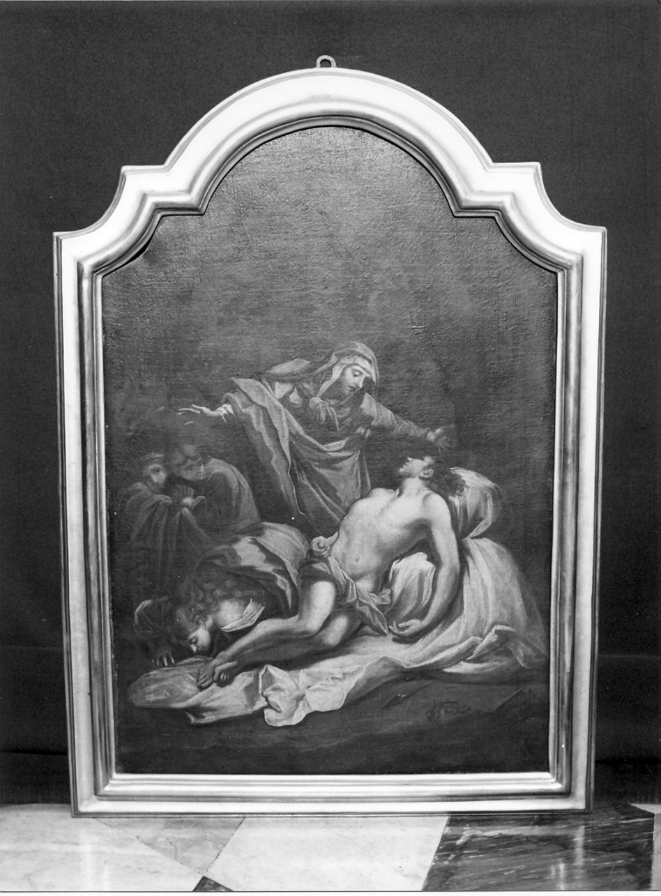 Cristo deposto dalla croce (Via Crucis, elemento d'insieme) di Carrega Maurizio (attribuito) (seconda metà sec. XVIII)