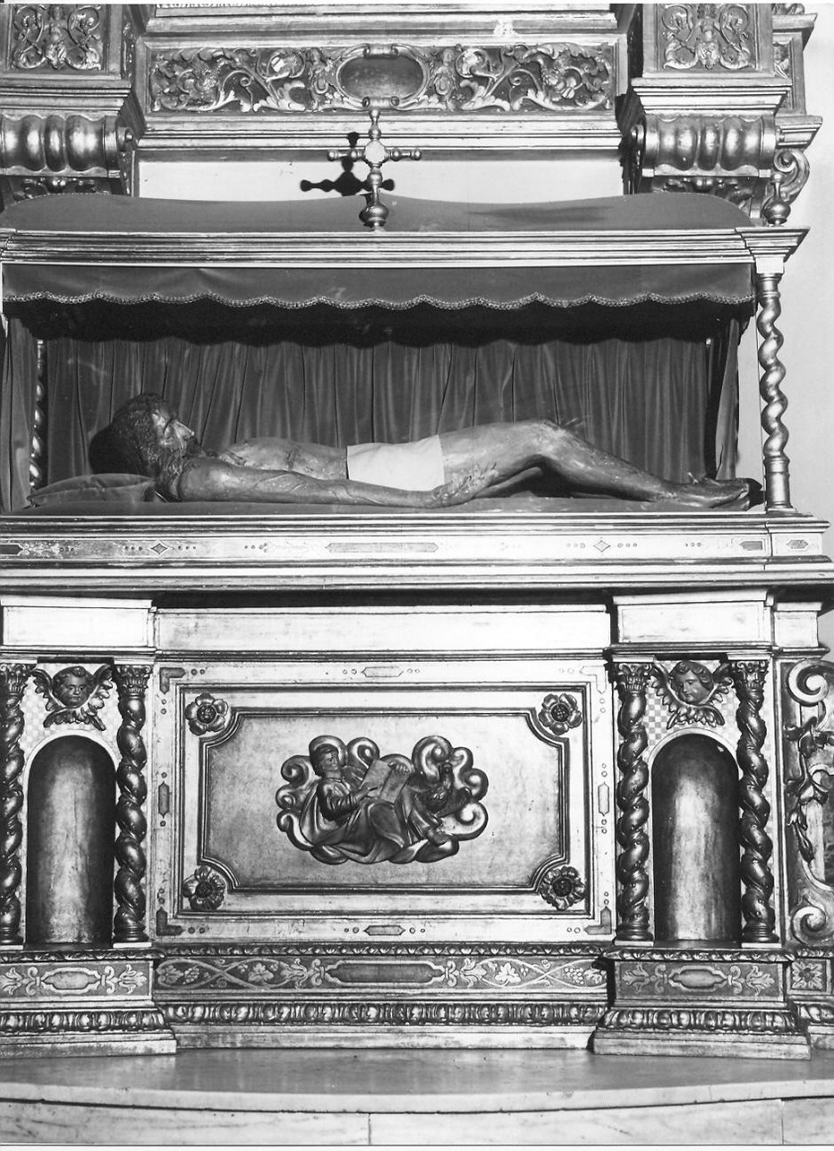 baldacchino funebre, elemento d'insieme - bottega lombarda (prima metà sec. XVIII)