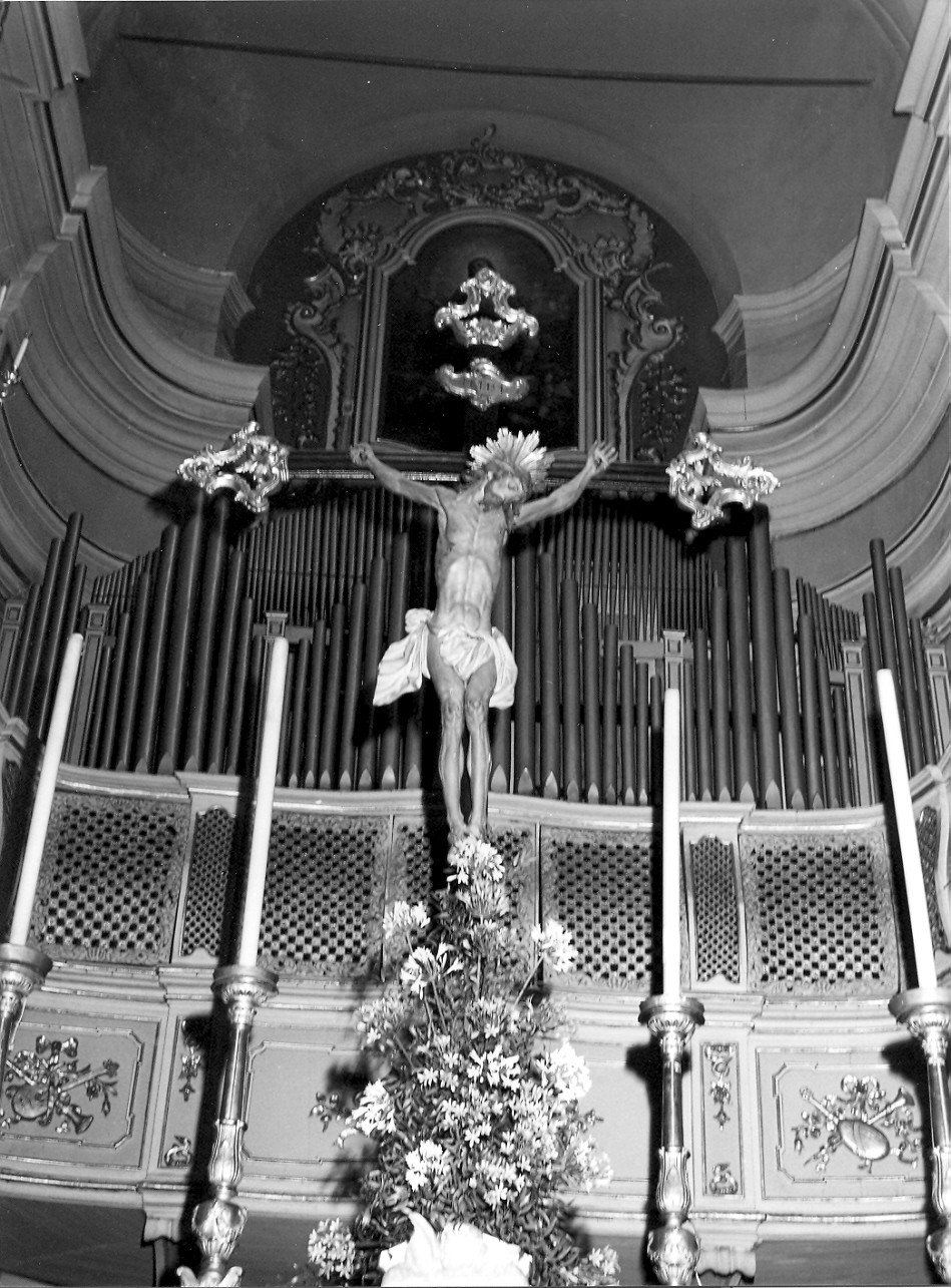 Cristo crocifisso (crocifisso, opera isolata) - bottega ligure (sec. XIX)