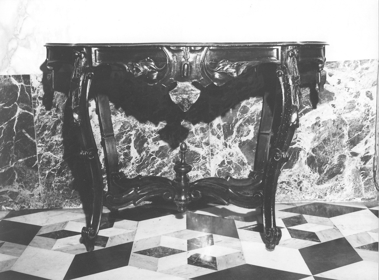 tavolo da muro, opera isolata - bottega ligure (sec. XIX)