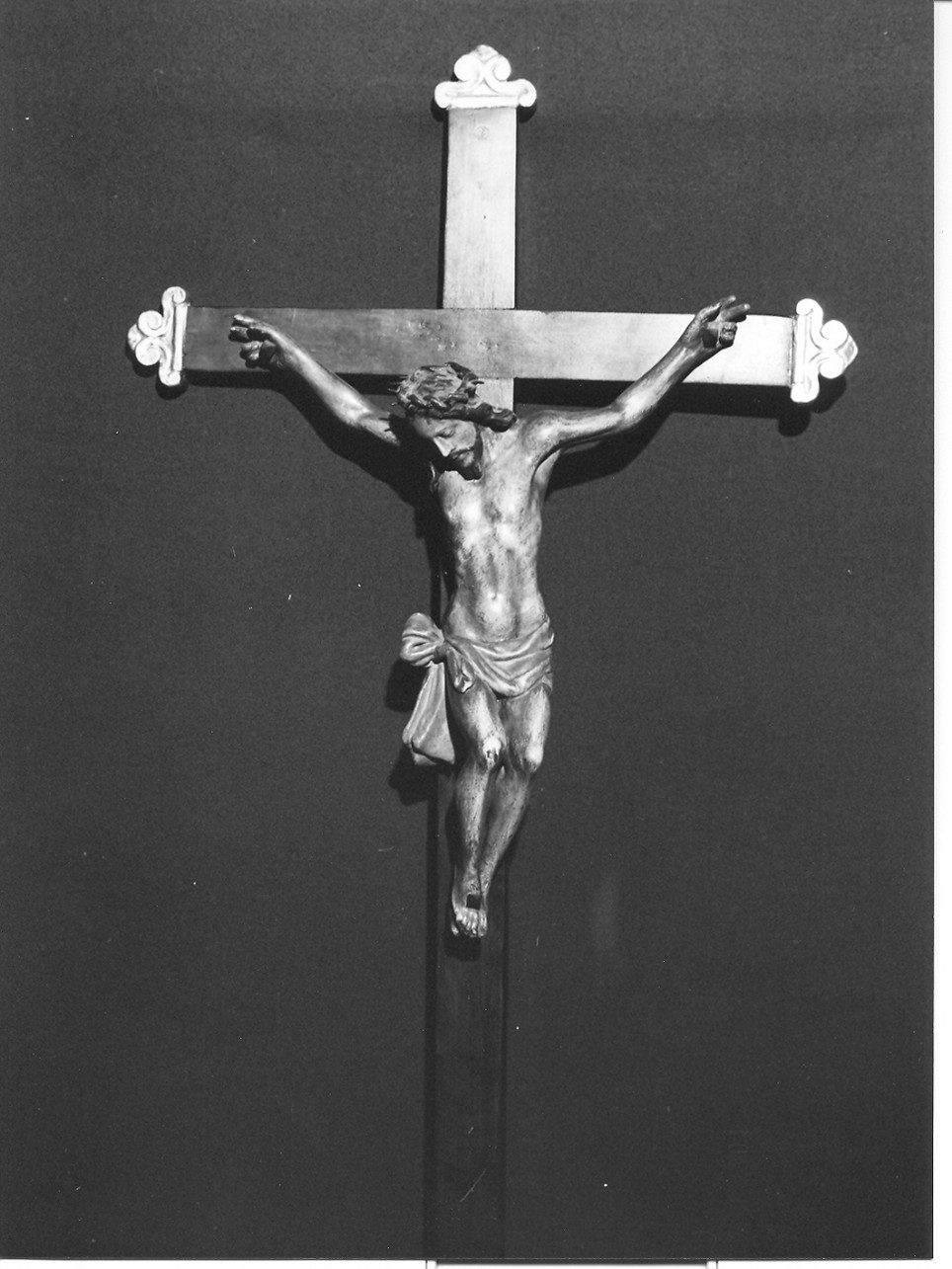 Cristo crocifisso (crocifisso, opera isolata) - bottega ligure (sec. XIX)