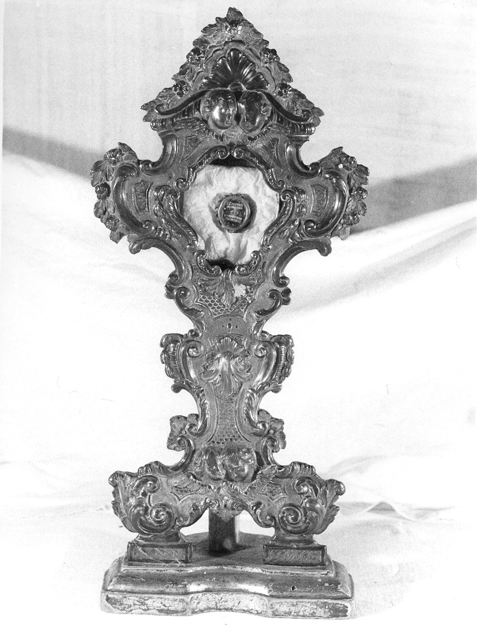 reliquiario - a ostensorio, opera isolata - bottega ligure (sec. XVIII)