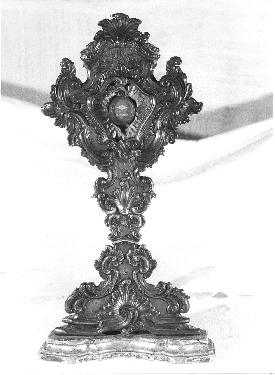 reliquiario - a ostensorio, opera isolata - bottega ligure (sec. XVIII)