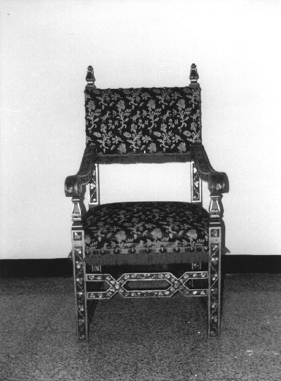 poltrona, coppia - produzione europea (sec. XIX)