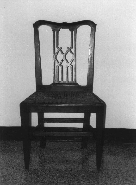 sedia, serie - PRODUZIONE LIGURE (ultimo quarto sec. XIX)