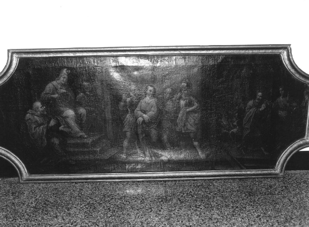 Cristo davanti a Caifa (dipinto, opera isolata) - ambito ligure (prima metà sec. XVIII)