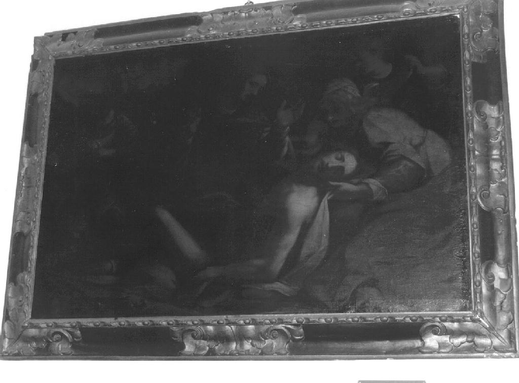 compianto sul Cristo morto (dipinto, opera isolata) - ambito ligure (prima metà sec. XVII)