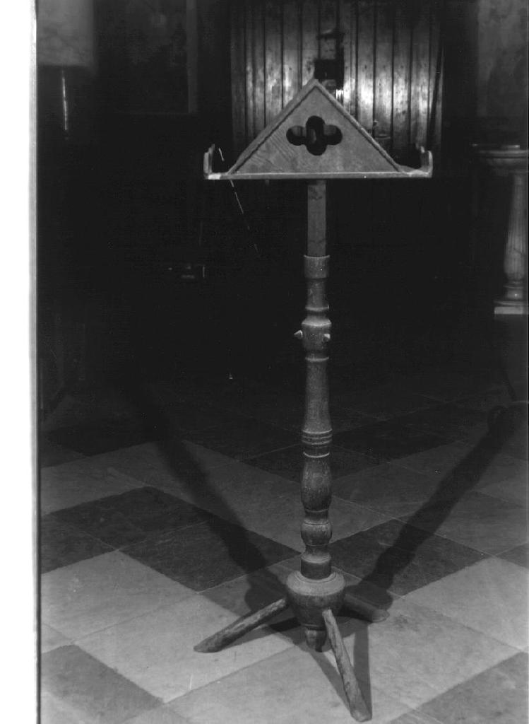 leggio, opera isolata - bottega ligure (inizio sec. XX)