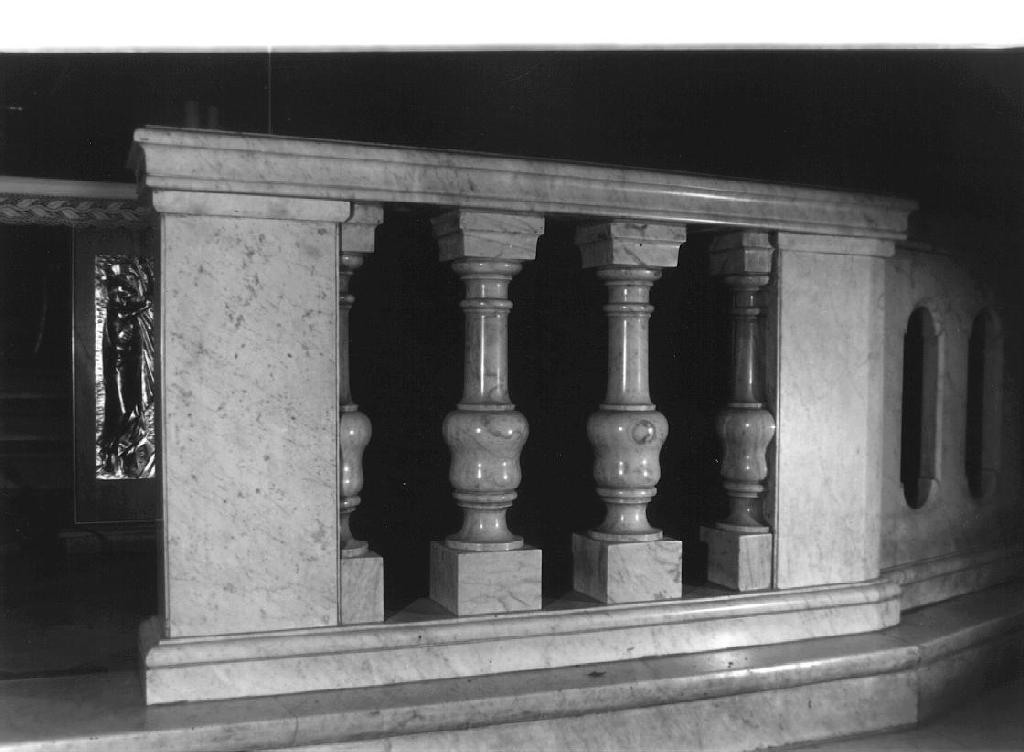 balaustrata, opera isolata - bottega ligure (primo quarto sec. XX)