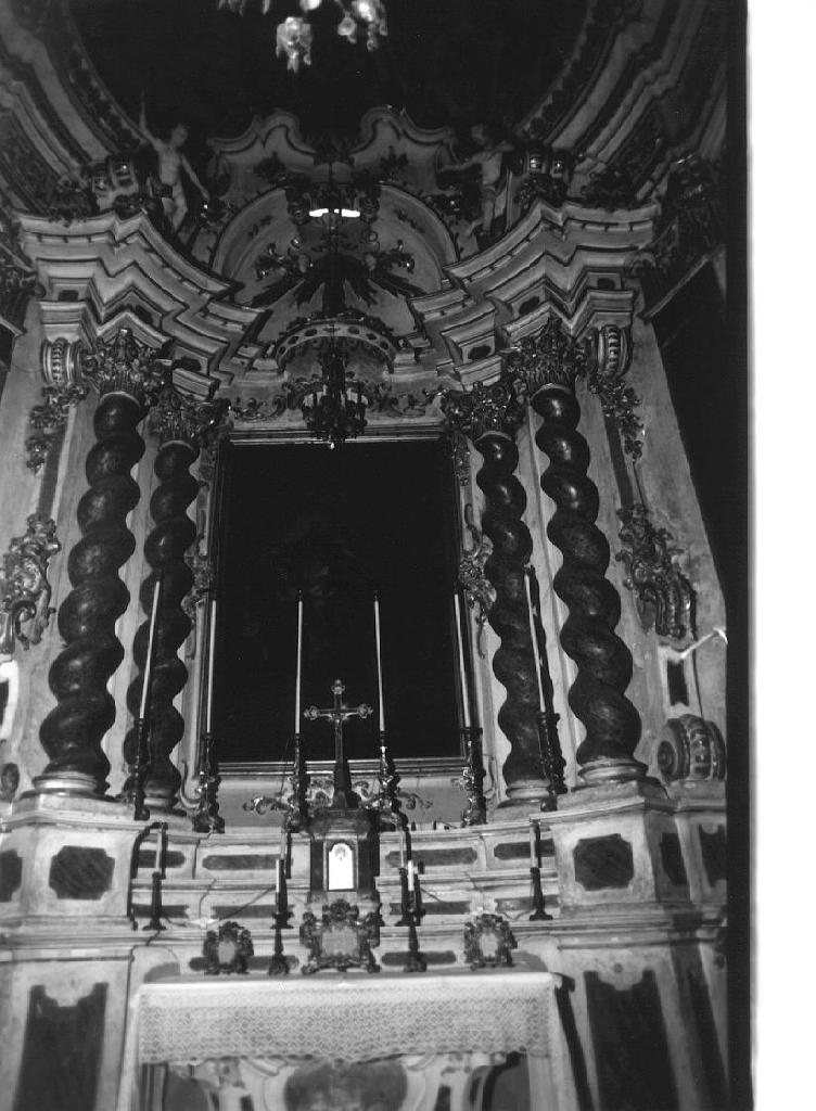 altare maggiore, insieme - PRODUZIONE LIGURE (metà sec. XVIII)