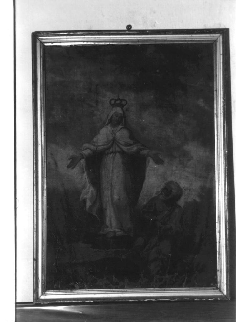 Madonna della Misericordia (dipinto, opera isolata) - ambito ligure (fine/inizio secc. XVIII/ XIX)