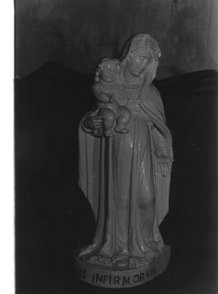 Madonna con Bambino (statua, opera isolata) - PRODUZIONE LIGURE (sec. XVII)