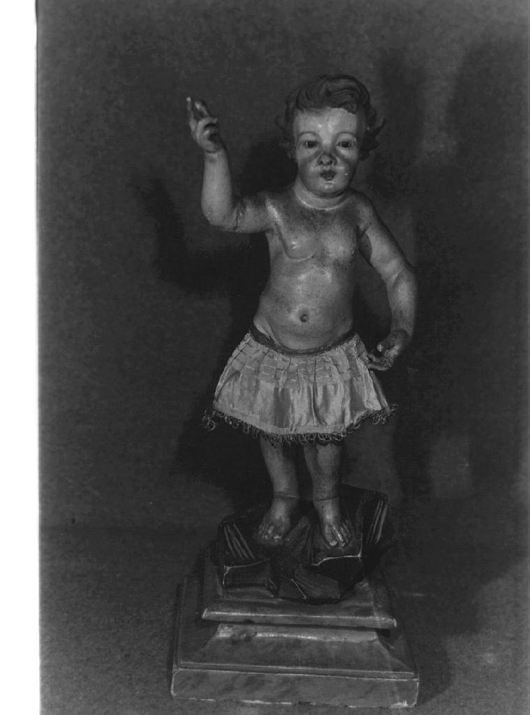 Gesù Bambino (statua, opera isolata) - bottega ligure (seconda metà sec. XVIII)