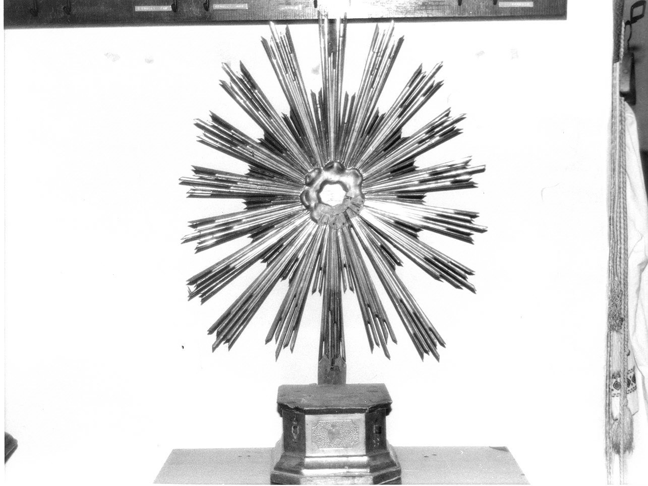 tronetto per esposizione eucaristica, opera isolata - PRODUZIONE LIGURE (sec. XIX)