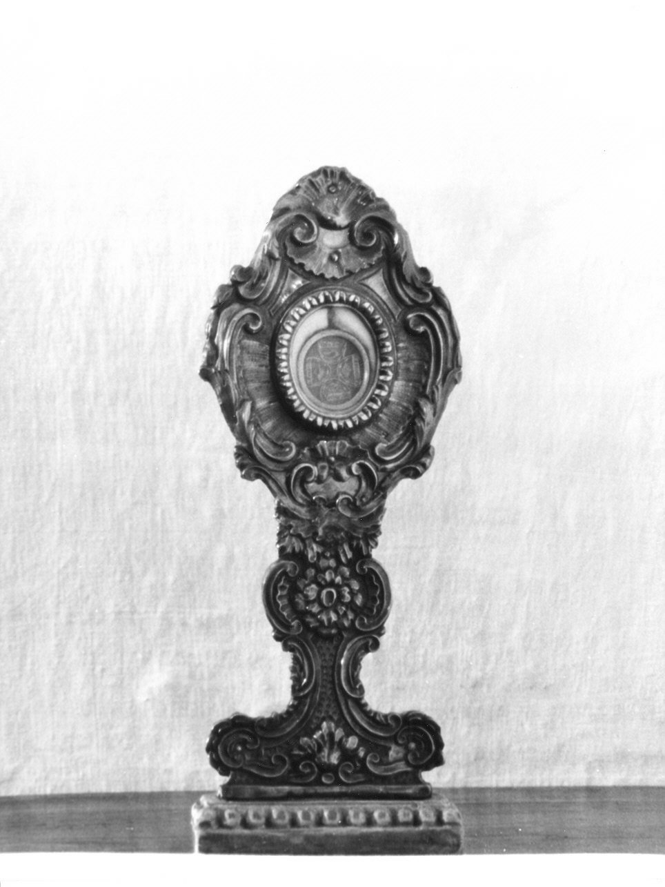 MOTIVI DECORATIVI VEGETALI (reliquiario - a ostensorio, opera isolata) - PRODUZIONE LIGURE (seconda metà sec. XVIII)