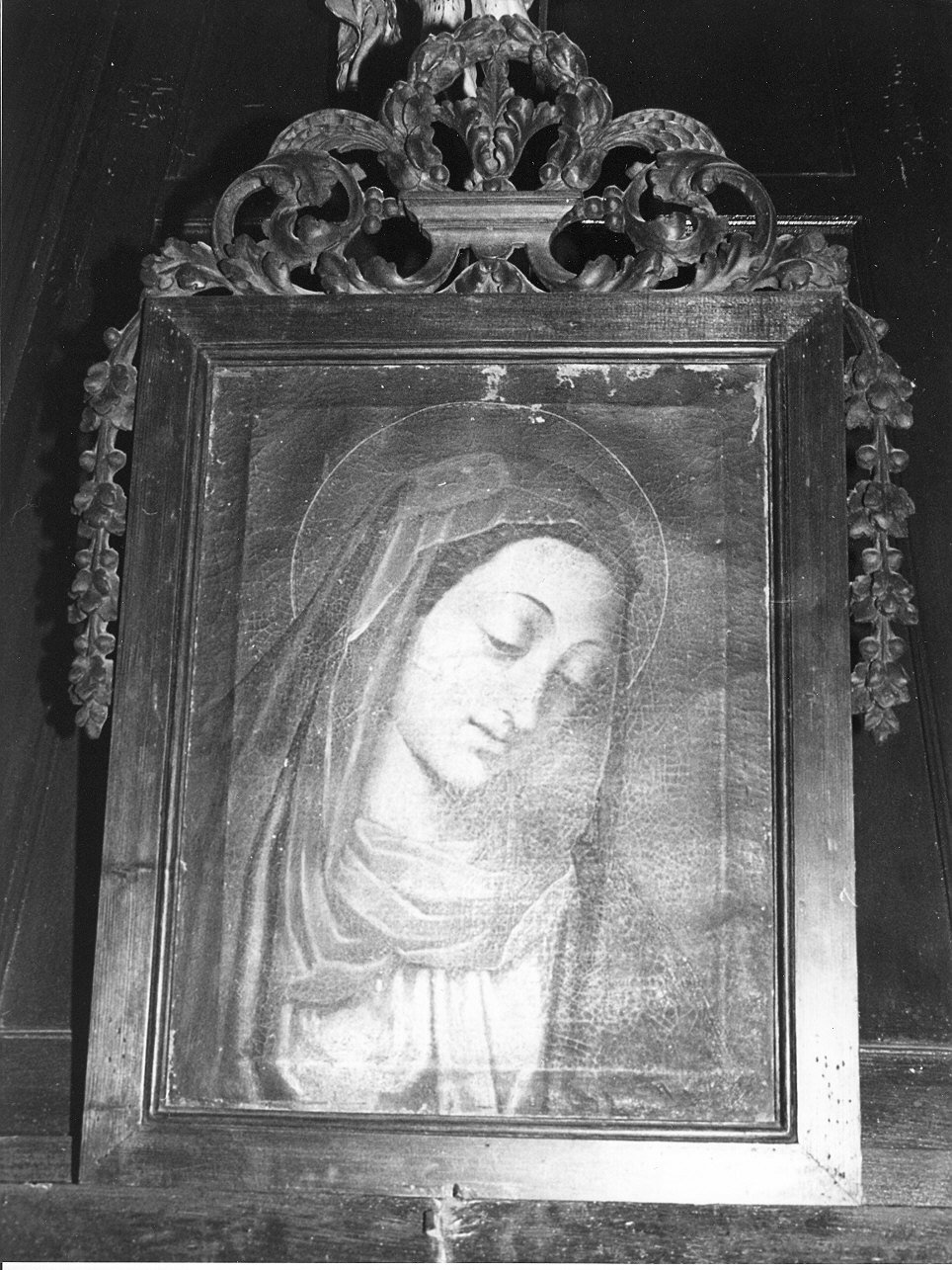 MADONNA (dipinto, opera isolata) - ambito ligure (sec. XVII)