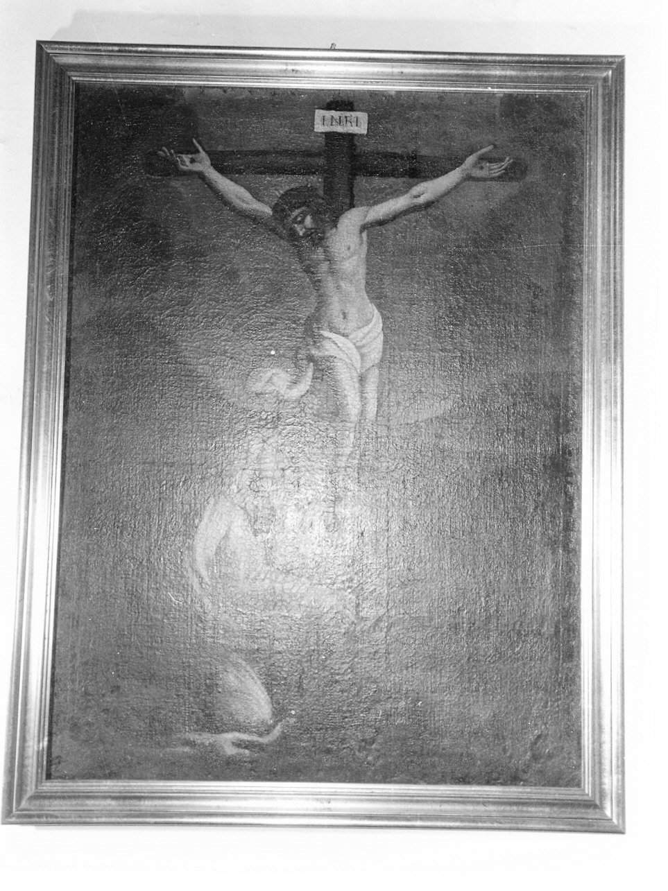 Cristo crocifisso con la Madonna (dipinto, opera isolata) - ambito ligure (prima metà sec. XIX)