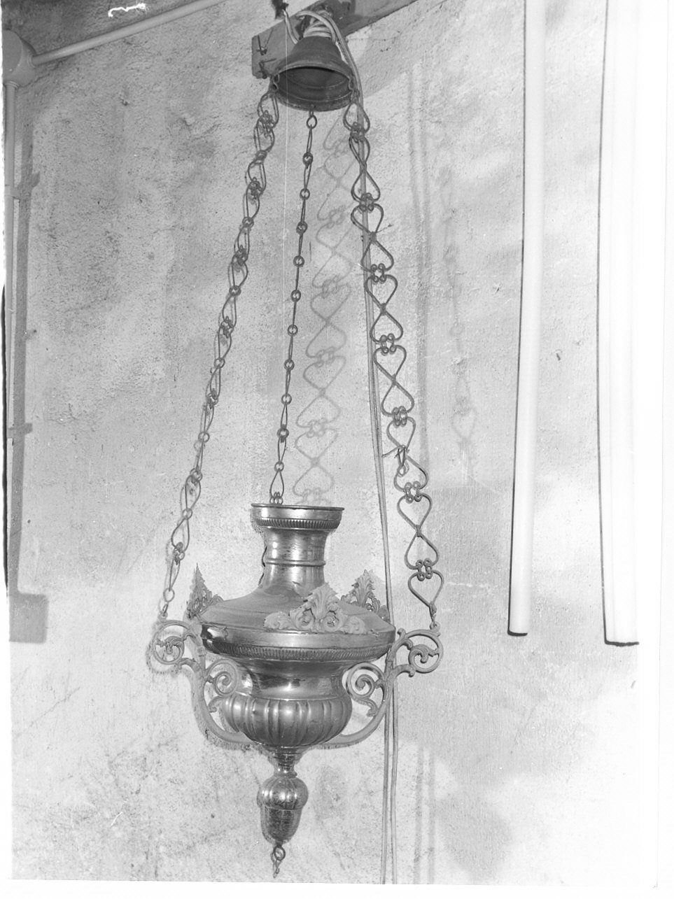 lampada pensile, serie - PRODUZIONE LIGURE (prima metà sec. XIX)