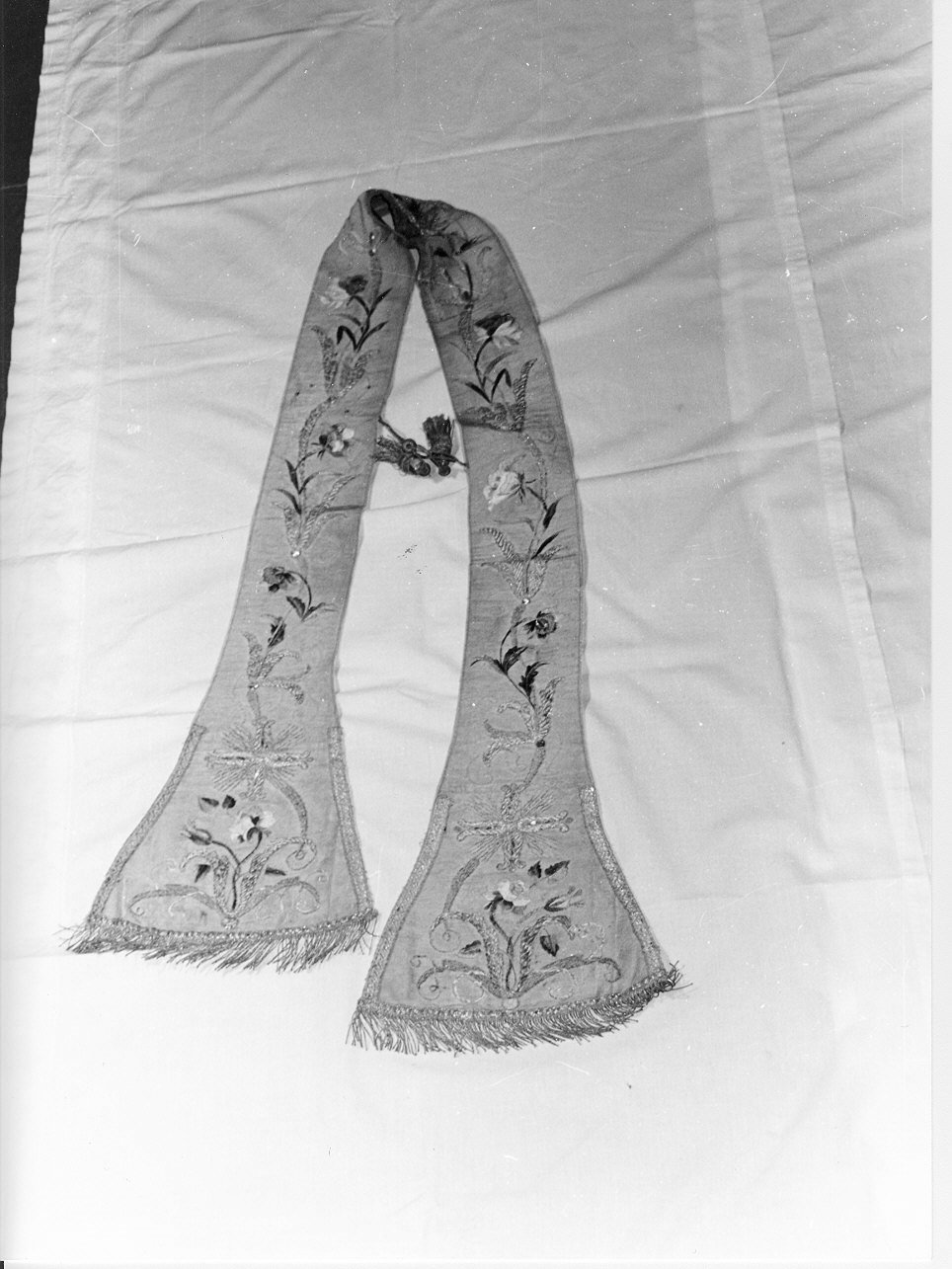 stola, opera isolata - manifattura ligure (seconda metà sec. XIX)