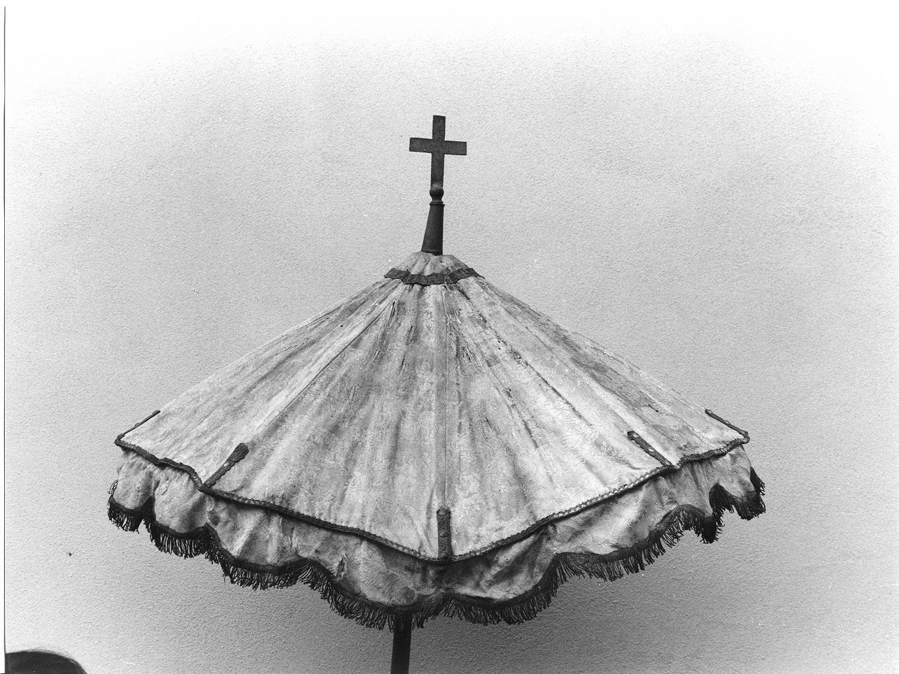 ombrellino processionale, opera isolata - PRODUZIONE LIGURE (seconda metà sec. XIX)