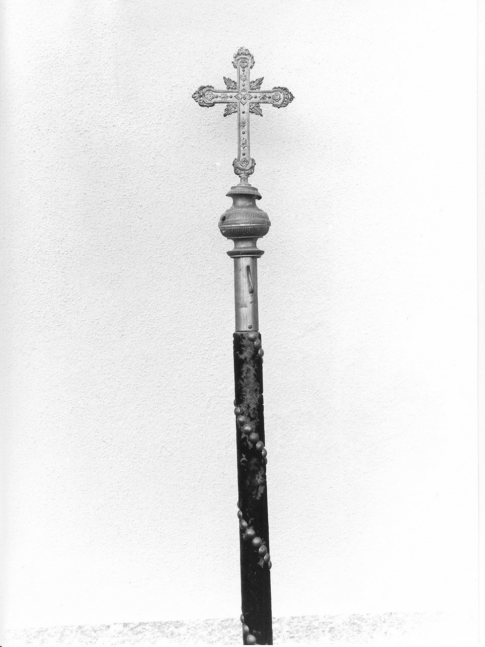 asta di stendardo processionale, opera isolata - PRODUZIONE LIGURE (seconda metà sec. XIX)