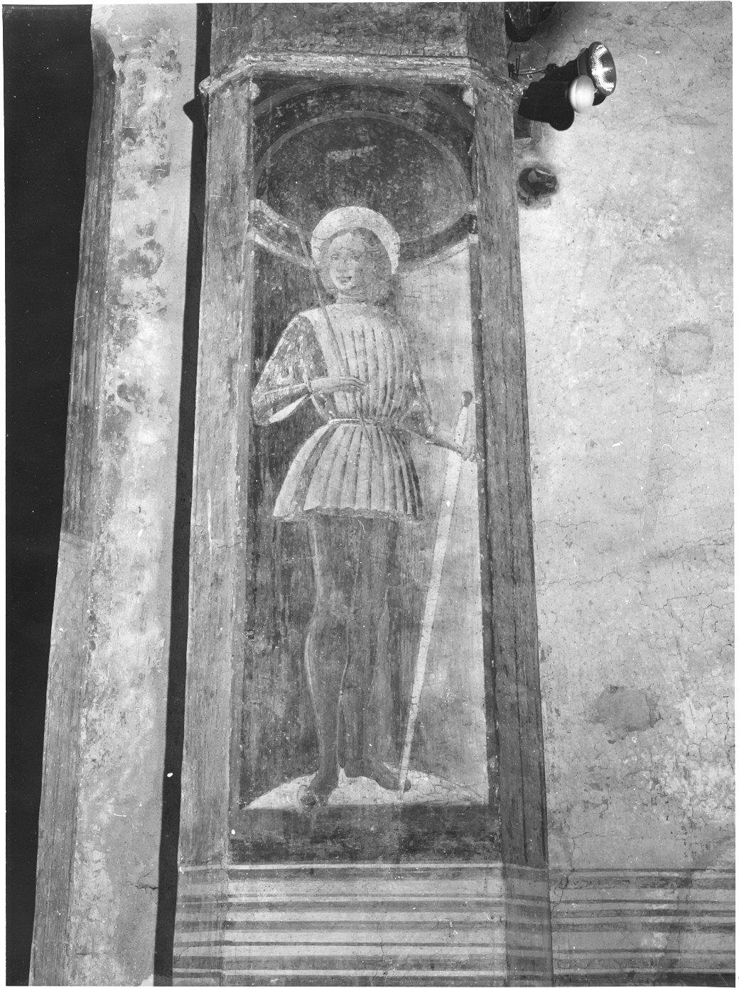 Santo (dipinto, elemento d'insieme) di Nicolò di Lombarduccio detto Corso Nicolò (attribuito) (fine/inizio secc. XV/ XVI)