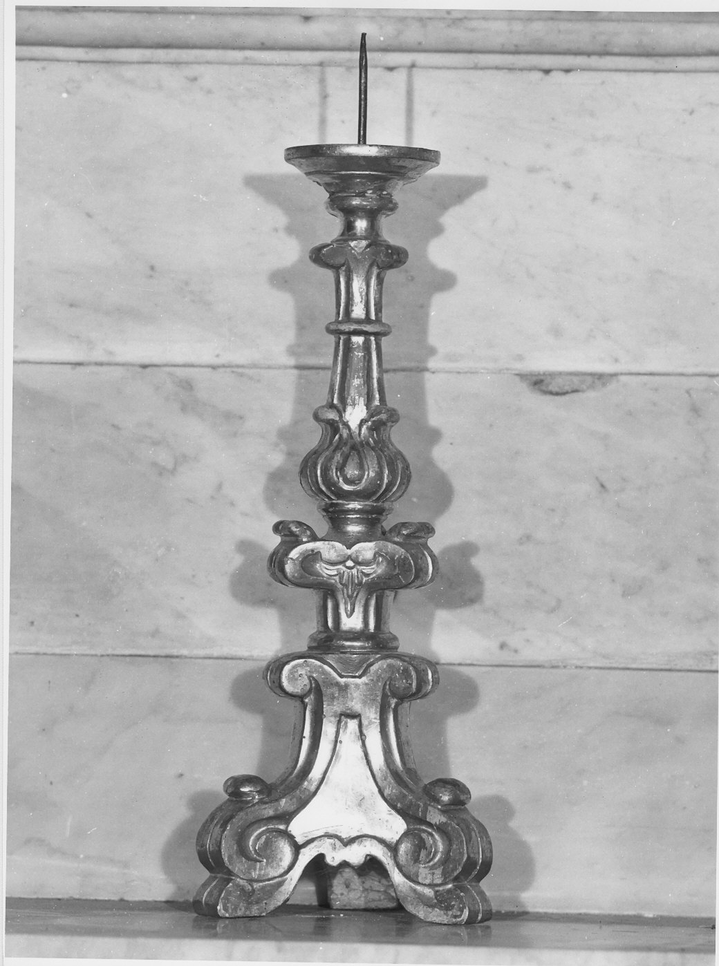 candeliere, serie - bottega ligure (seconda metà sec. XVIII)