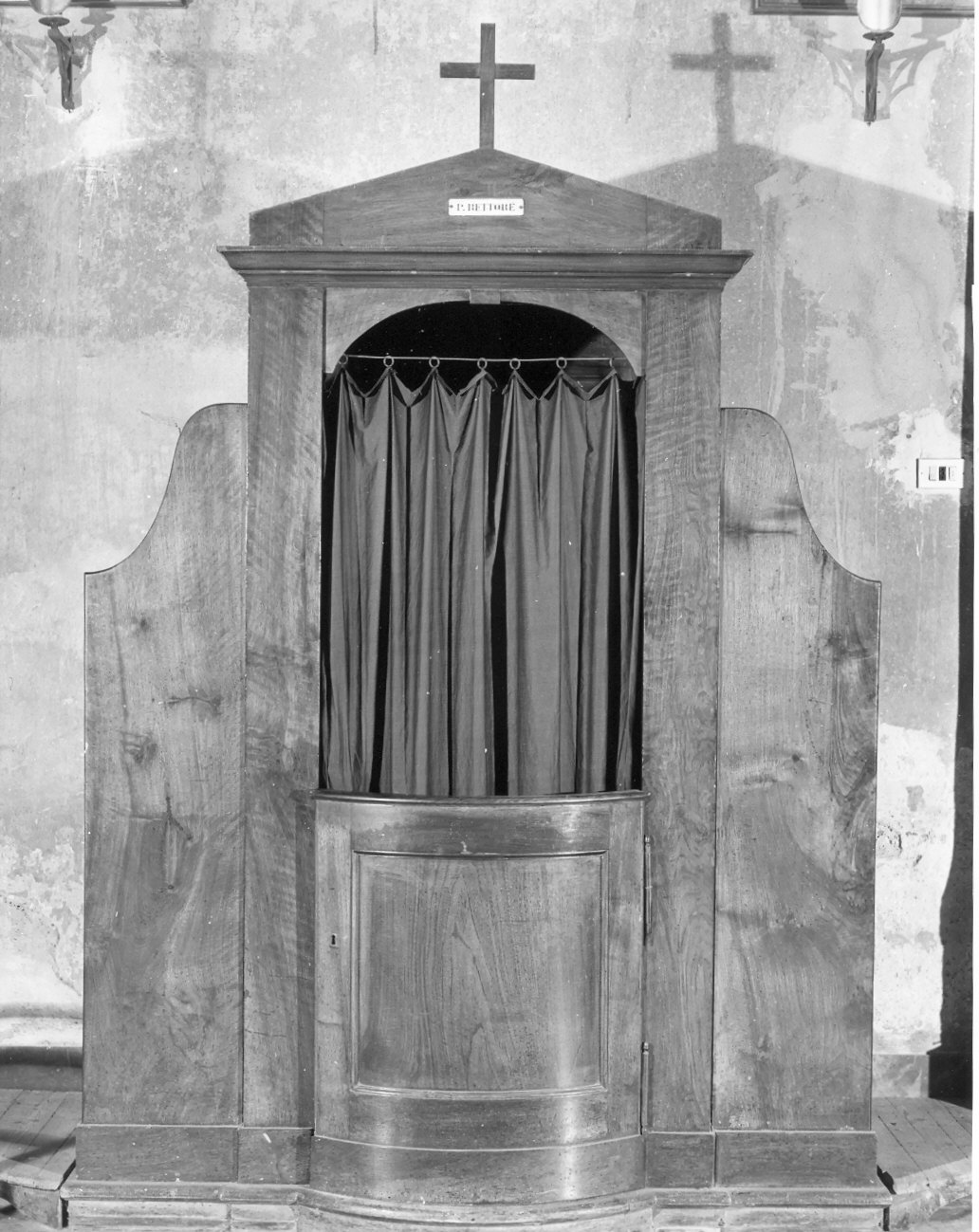 confessionale, opera isolata - bottega ligure (fine sec. XIX)