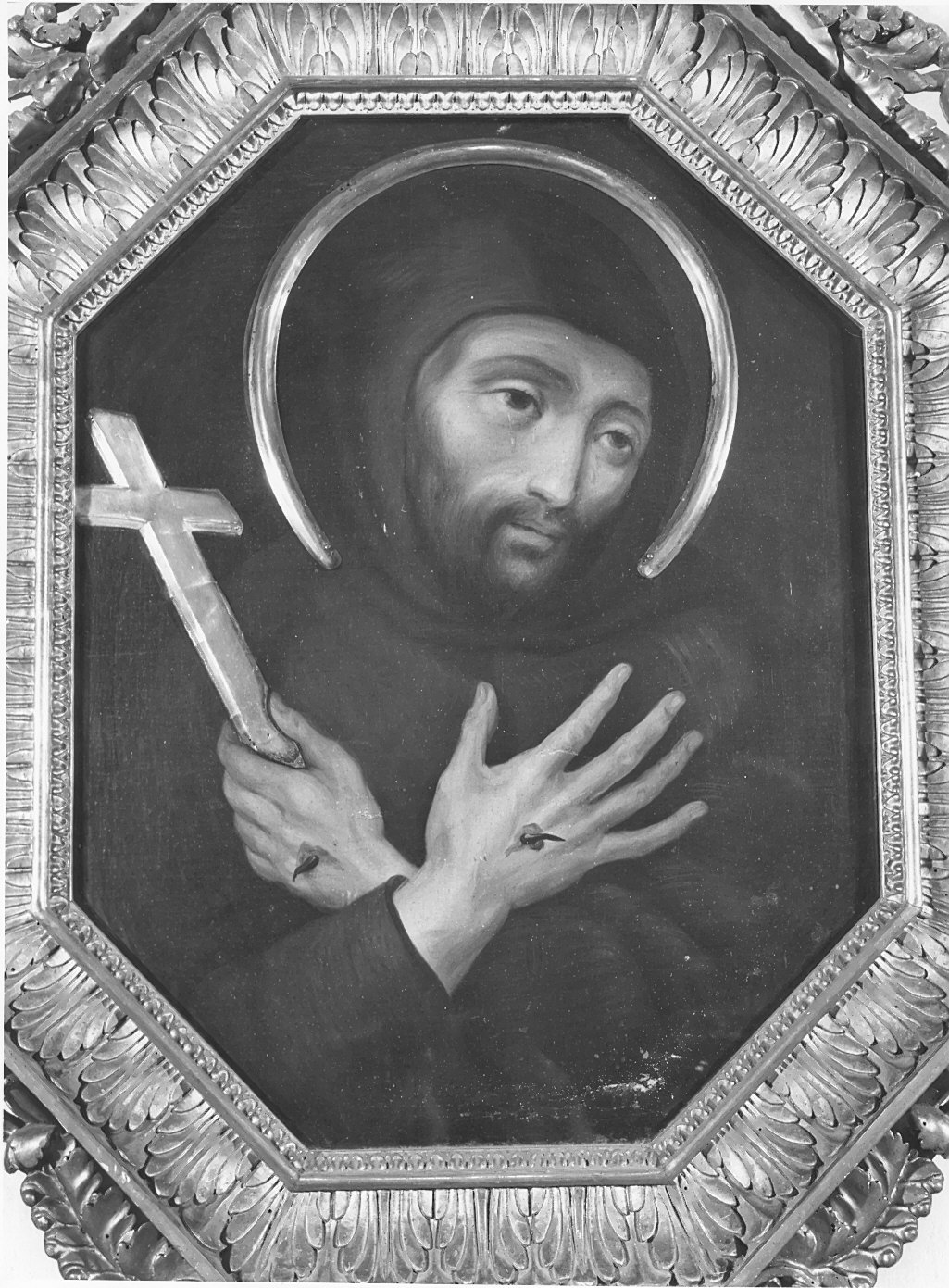 San Francesco d'Assisi (dipinto, opera isolata) - ambito italiano (metà sec. XIX)