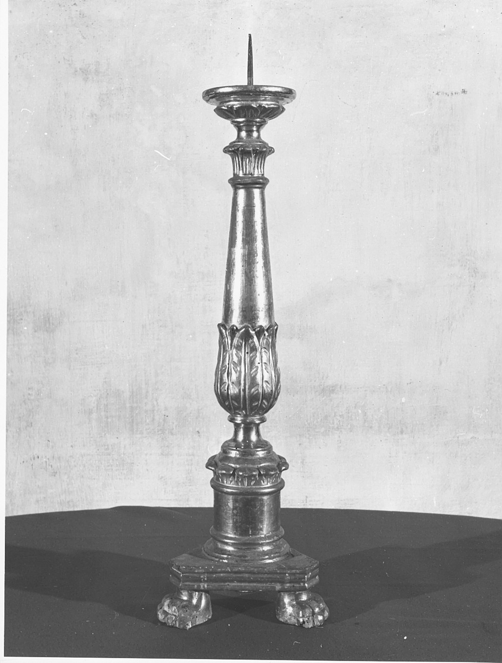 candeliere, serie - bottega ligure (seconda metà sec. XIX)